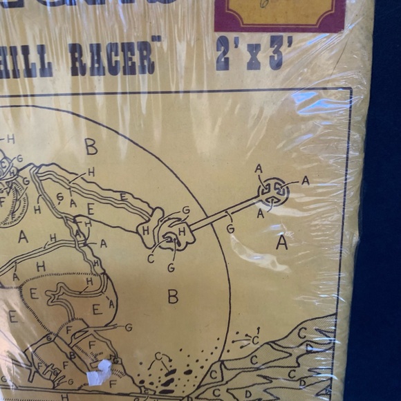 Vintage 1976 Rug Crafters downhill racer yarn rug pattern - Picture 3 of 12